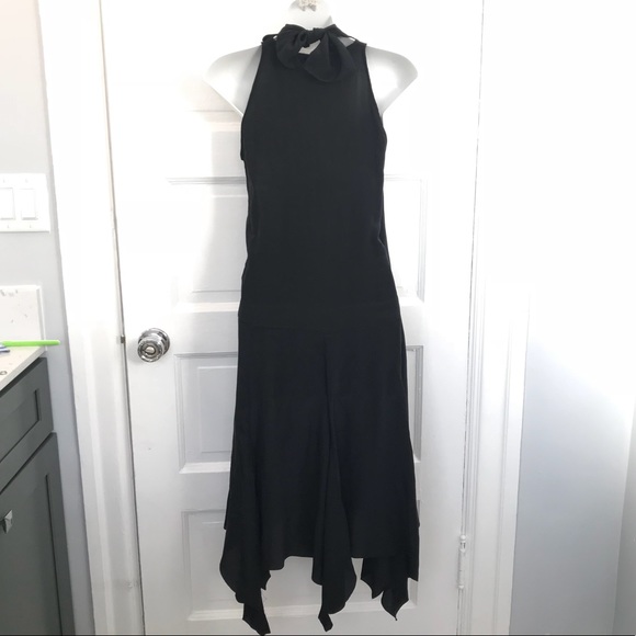 FRENCH CONNECTION Silk Halter Dress EUC - Picture 4 of 6